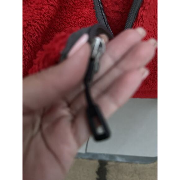 Patagonia Jacket Mens Large XL Red Zip Up Gorpcore Camping Hiking Sherp - Picture 6 of 13